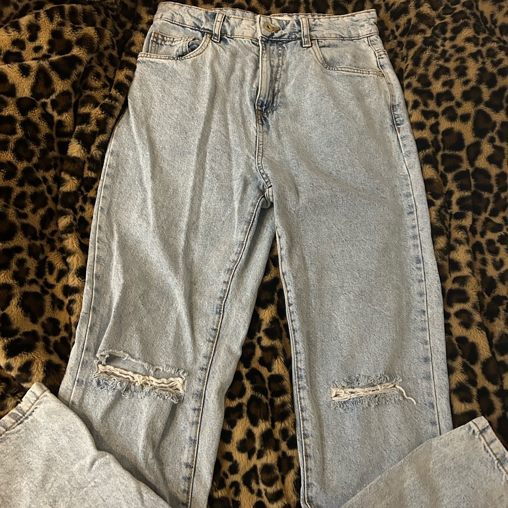 Mom jeans light wash